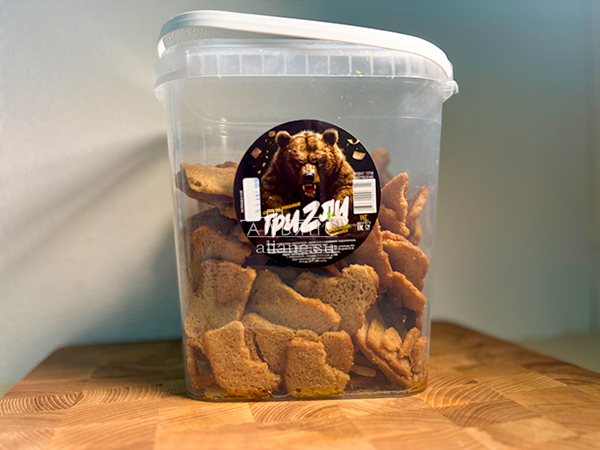 Ведро Ржаные гренки с чесноком в Болшево