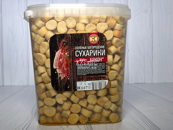 Сухарики с беконом в Болшево