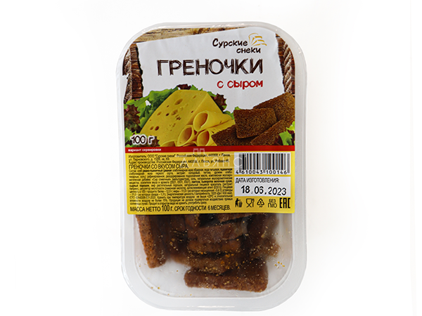 Сурские гренки со вкусом Сыра (100 гр) в Болшево