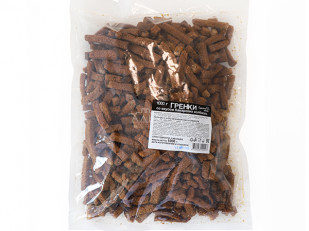 Бастони Чипсы свиные классические: Деревенские гренки со вкусом Баварские колбаски (Сурские)