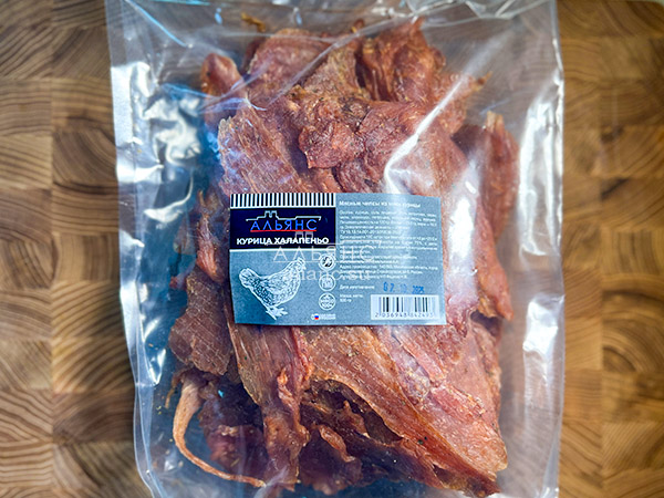 Мясо (АЛЬЯНС) вяленое курица 500гр "С халапеньо" в Болшево