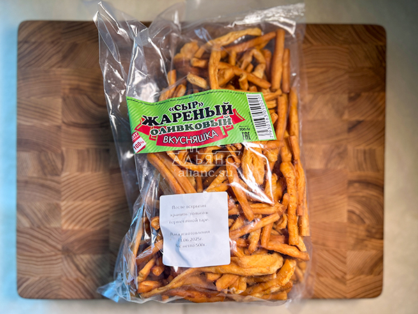 Жареный сыр "ВКУСНЯШКА" (Оливковый) 500гр. в Болшево