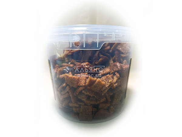 Гренки "ФЕДЮНИНСКИЕ" "Сало с горчицей" (ведро 900 гр.) в Болшево