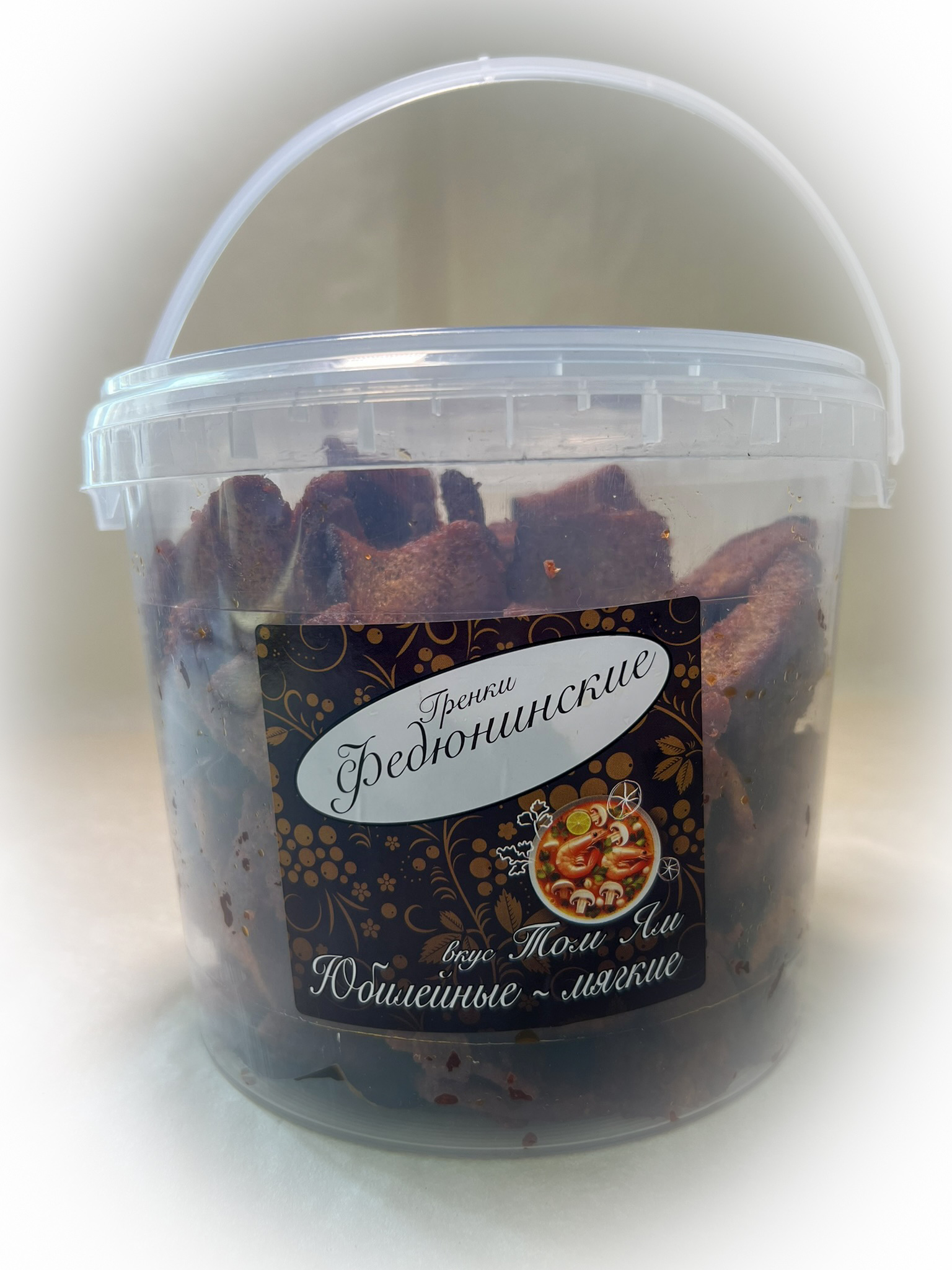 Гренки "ФЕДЮНИНСКИЕ" "Том ям" (ведро 900 гр.) в Болшево