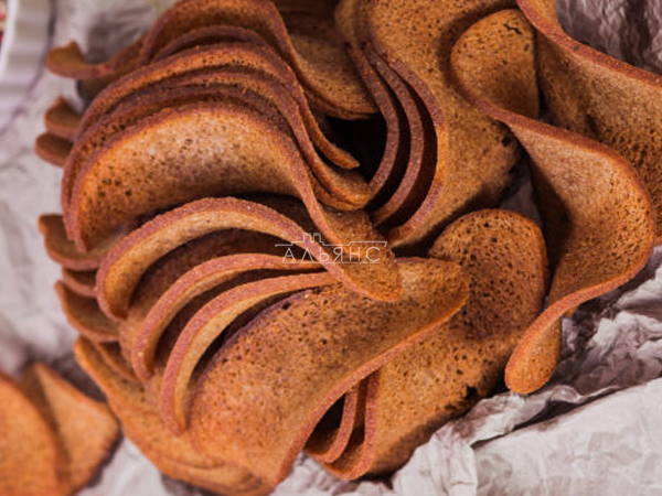 Ресторанные гренки с креветкой в Болшево