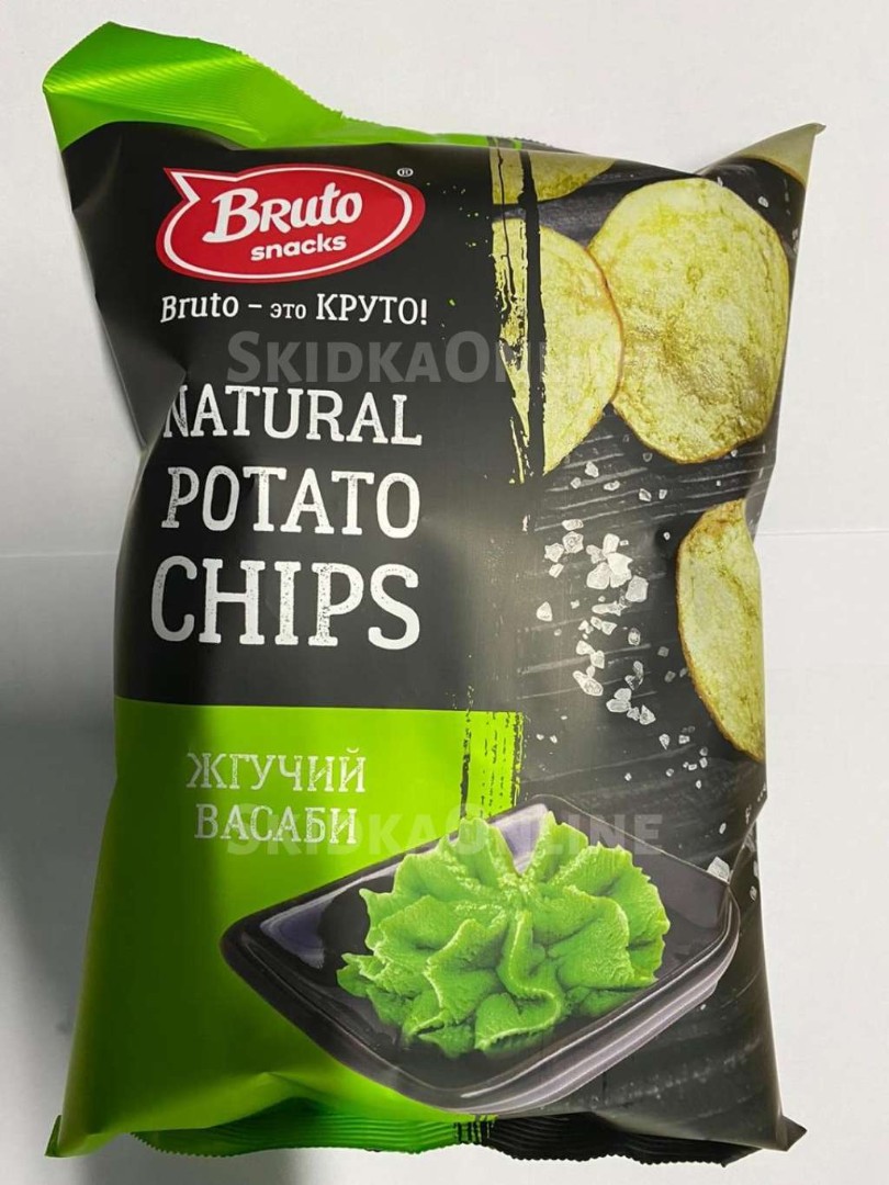 Картофель «Бруто» со вкусом васаби 130 гр. в Болшево