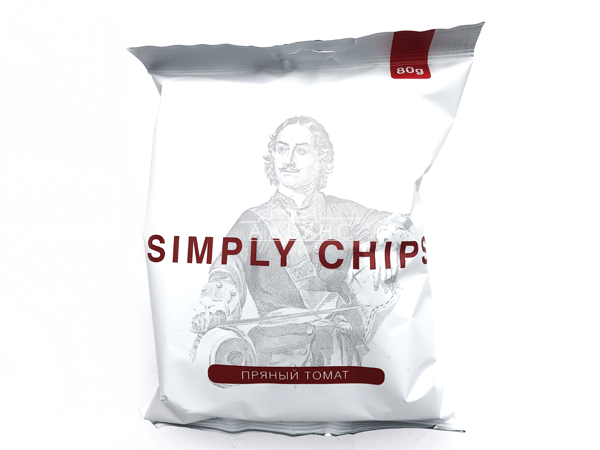Картофельные чипсы "Simple chips" Пряный томат 80 гр. в Болшево